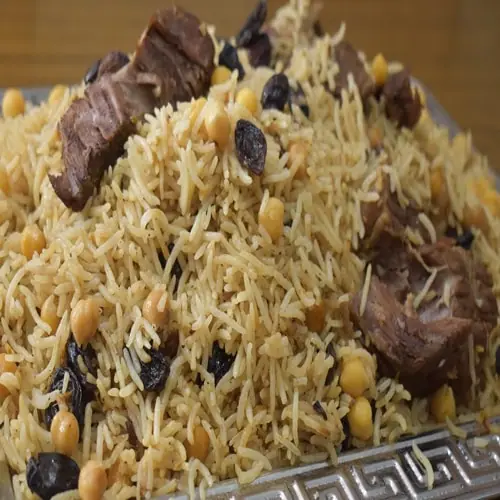 Beef Chana Pulao Daig