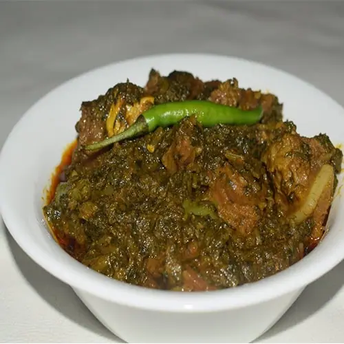 Beef Palak Daig